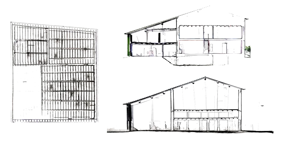 Relevé scan 3D d'une grange en Moselle - capture numérique exhaustive de l'existant pour études techniques bâtiment, plans et maquette BIM par Laurentz Énergies